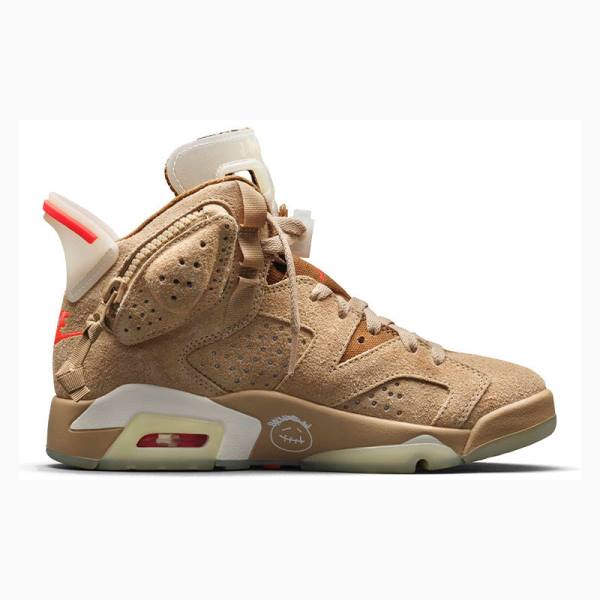 Nike Retro SP Travis Scott British Basketsko Air Jordan 6 Herre Khaki | JD-832DC