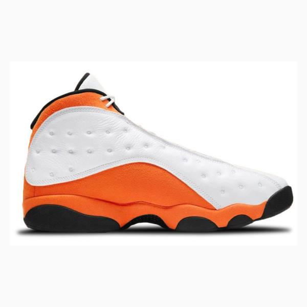 Nike Retro Starfish Basketsko Air Jordan 13 Herre Hvite Oransje | JD-234FZ