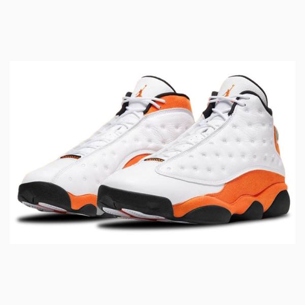 Nike Retro Starfish Basketsko Air Jordan 13 Herre Hvite Oransje | JD-234FZ