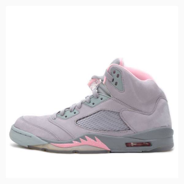 Nike Retro Stealth Basketsko Air Jordan 5 Dame Sølv | JD-301RN