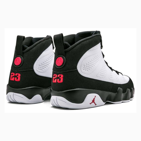 Nike Retro Worldwide Appeal Basketsko Air Jordan 9 Herre Hvite Svarte | JD-729SB