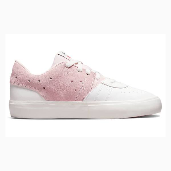 Nike Series ES Atmosphere Joggesko Air Jordan Dame Hvite Rosa | JD-186RM