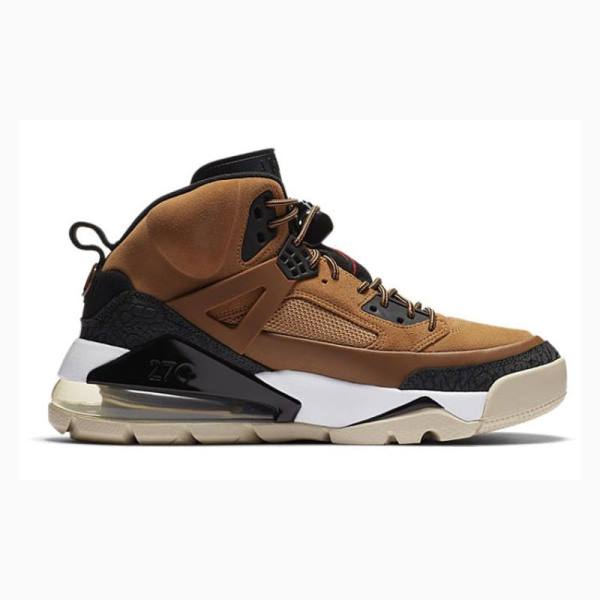 Nike Spizike 270 Boot Wheat Basketsko Air Jordan Herre Svarte Brune | JD-623AC