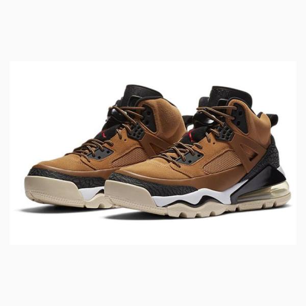 Nike Spizike 270 Boot Wheat Basketsko Air Jordan Herre Svarte Brune | JD-623AC