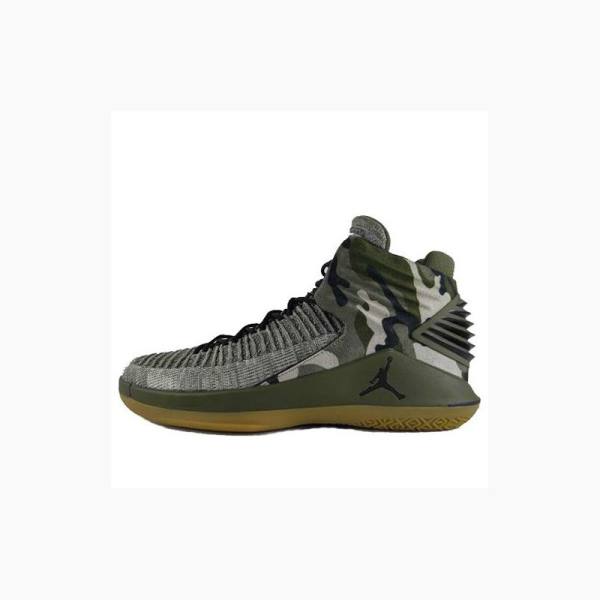 Nike Veterans Day Basketsko Air Jordan 32 Herre Olivengrønne | JD-478IP