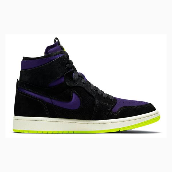 Nike Zoom Air CMFT Halloween Joggesko Air Jordan 1 Dame Lilla Svarte Grønn | JD-198LG