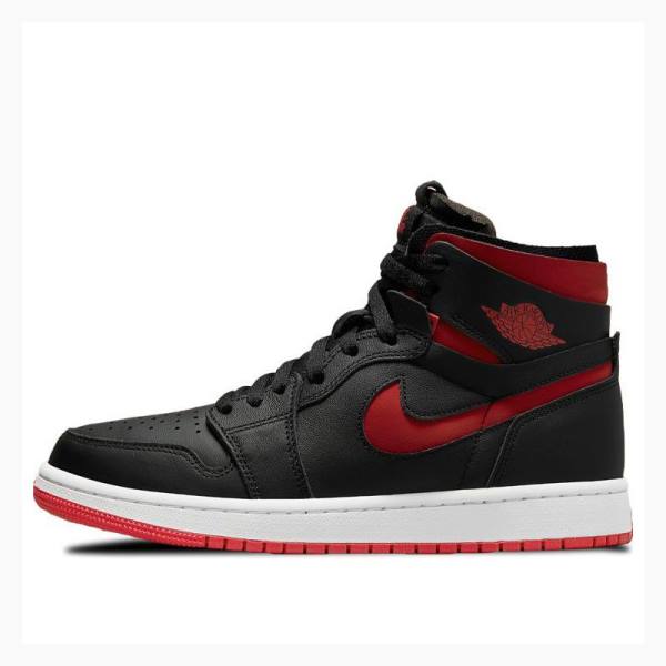 Nike Zoom CMFT Bred Basketsko Air Jordan 1 Dame Svarte Rød | JD-731CU