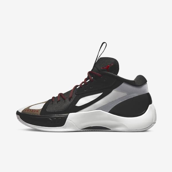 Nike Zoom Separate Air Jordan Herre Svarte Hvite Blå Grå Rød | NK249LJV